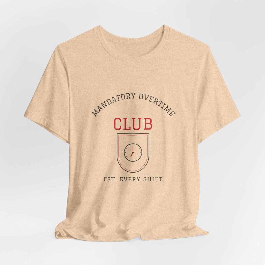 Mandatory Overtime Club Varsity Tee