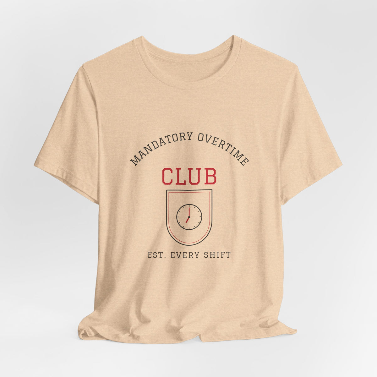 Mandatory Overtime Club Varsity Tee