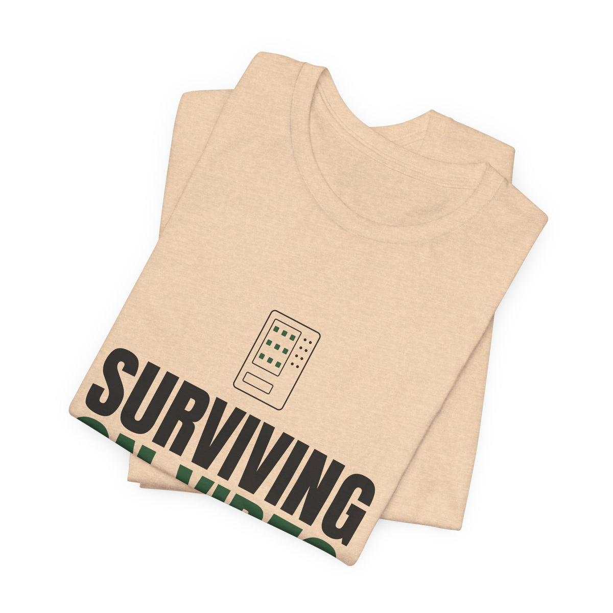 Surviving on Vibes & Vending Machine Coffee Tee