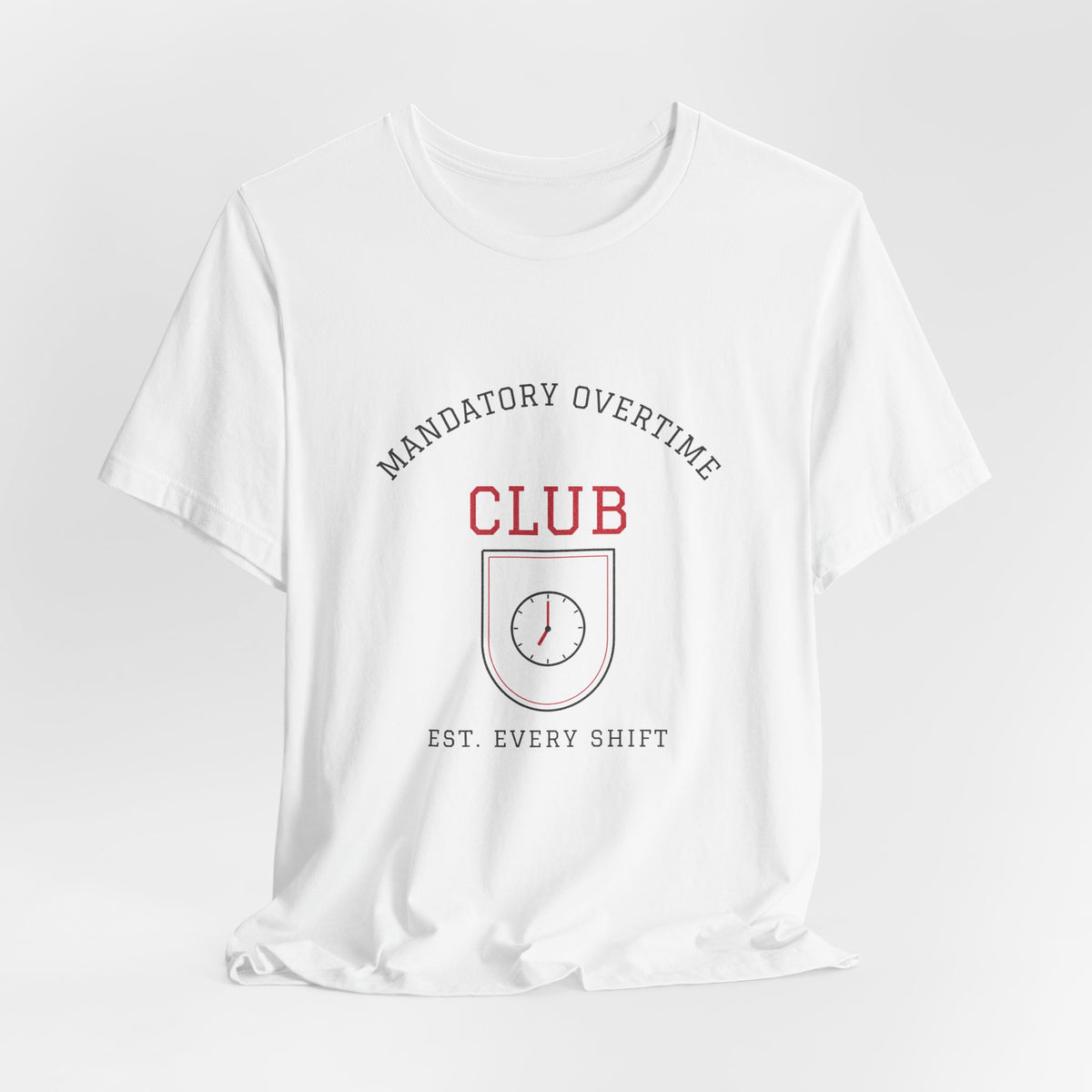 Mandatory Overtime Club Varsity Tee