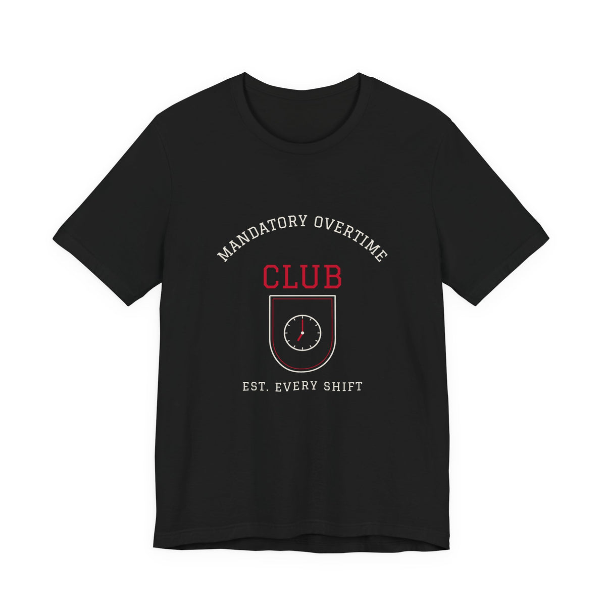 Mandatory Overtime Club Varsity Tee