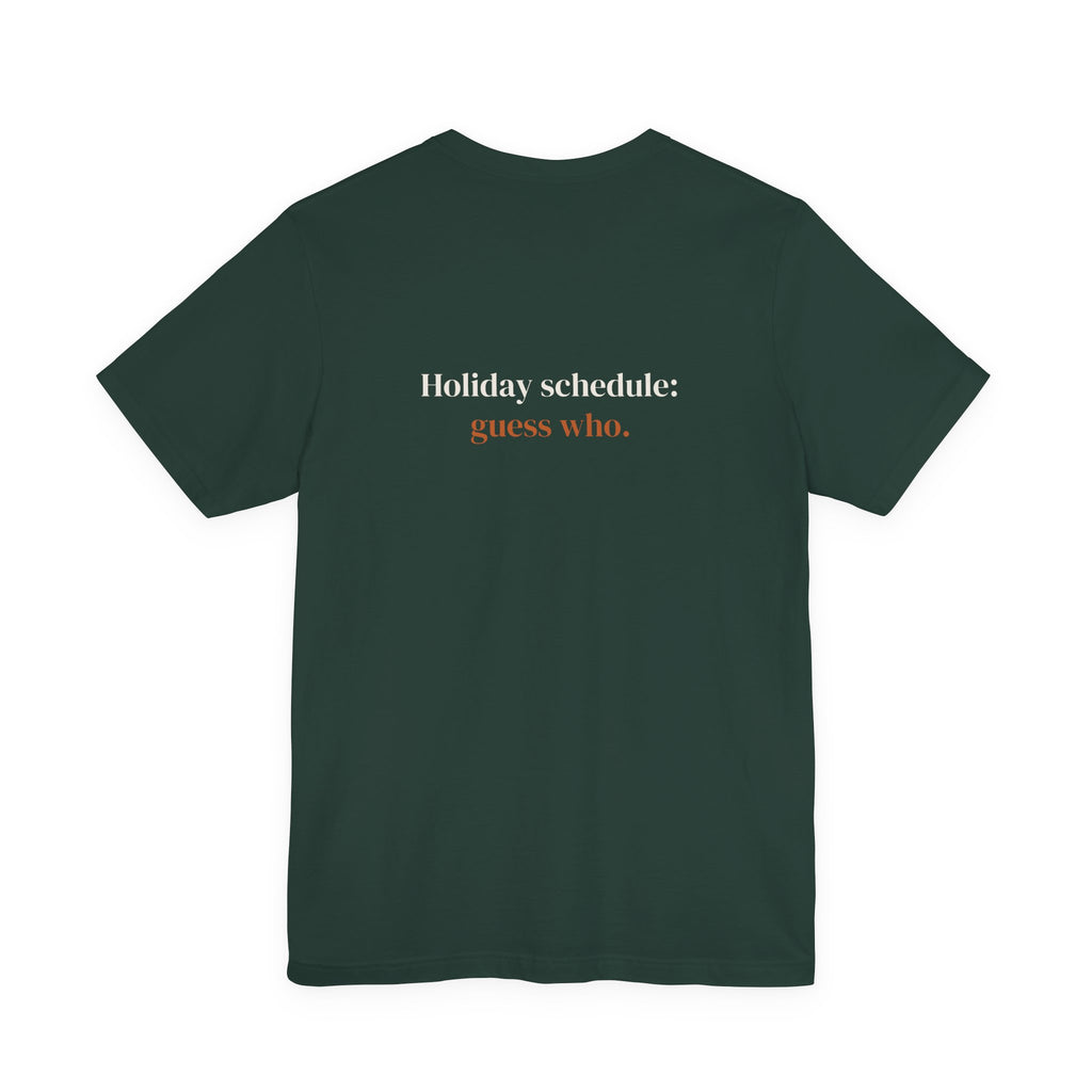 Save Me a Plate Holiday Shift Tee