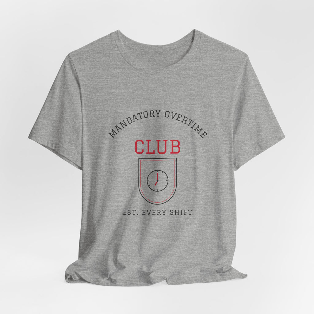 Mandatory Overtime Club Varsity Tee