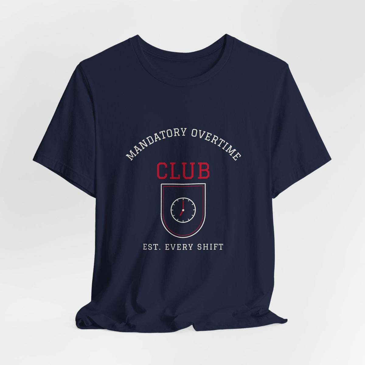 Mandatory Overtime Club Varsity Tee