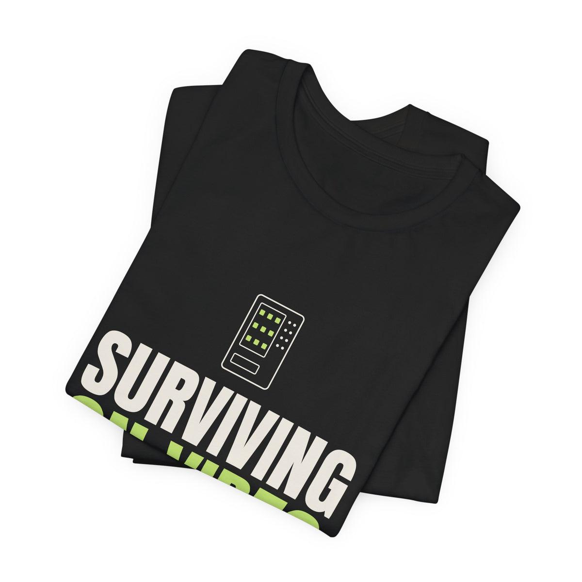 Surviving on Vibes & Vending Machine Coffee Tee