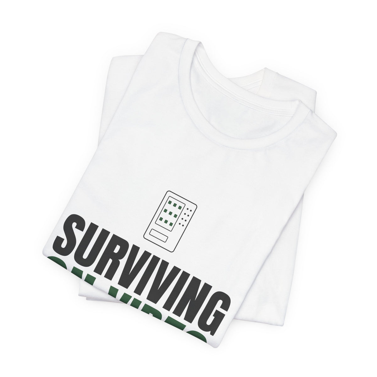 Surviving on Vibes & Vending Machine Coffee Tee