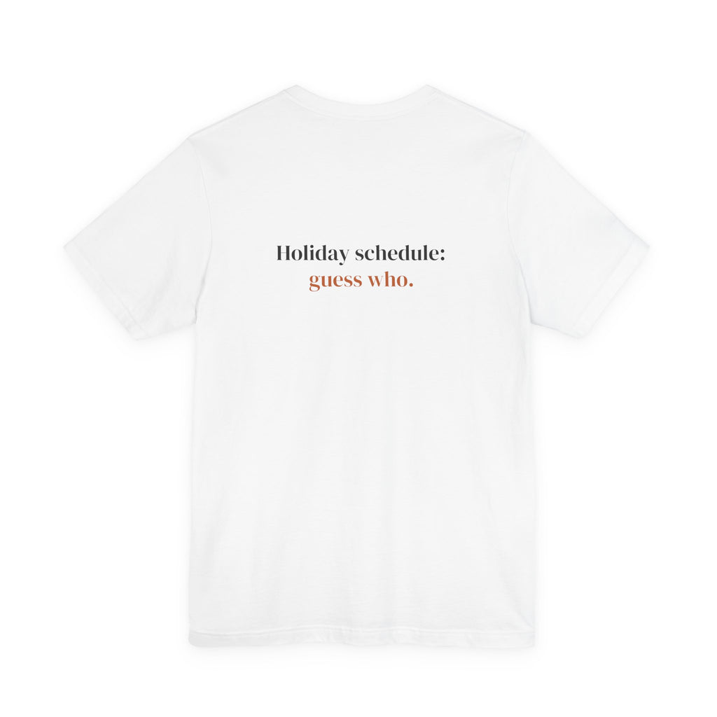 Save Me a Plate Holiday Shift Tee