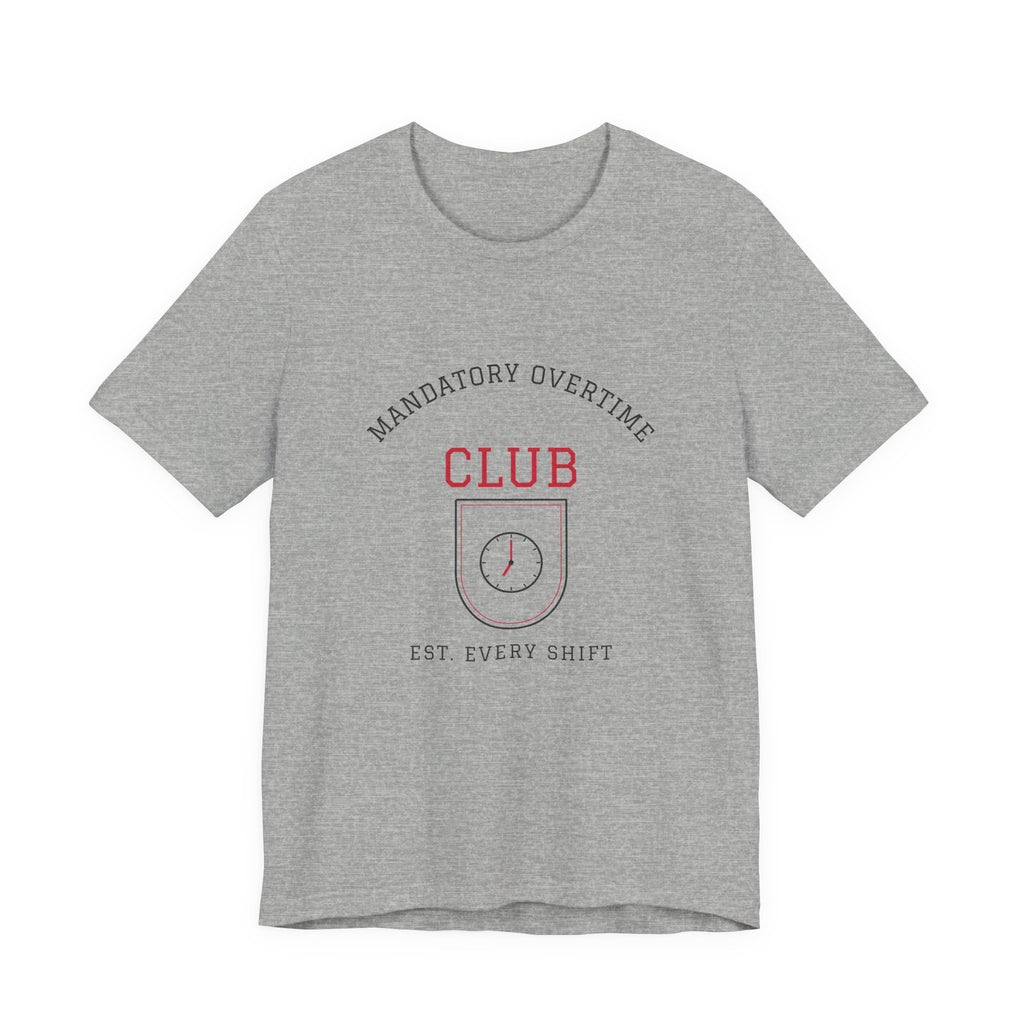 Mandatory Overtime Club Varsity Tee