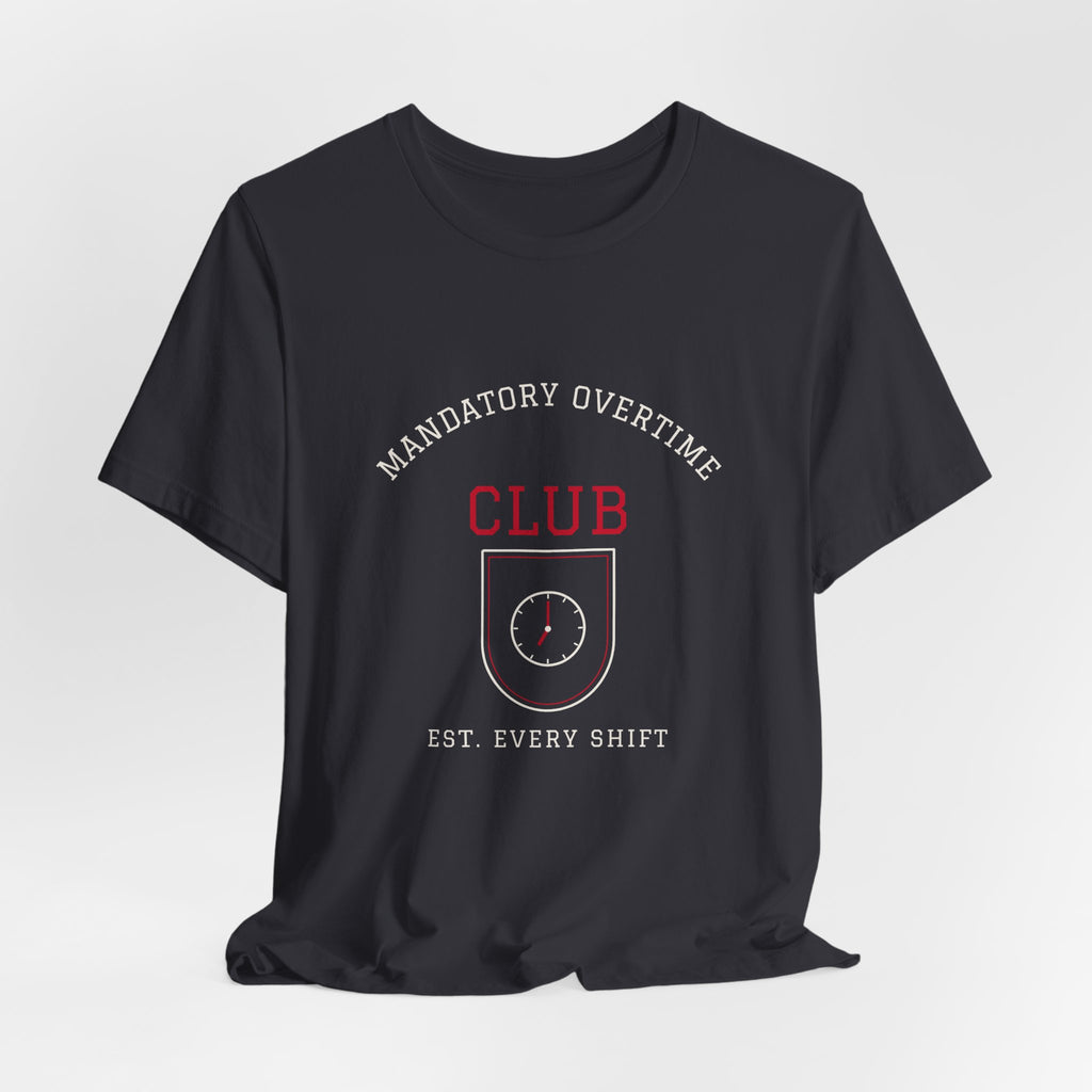 Mandatory Overtime Club Varsity Tee