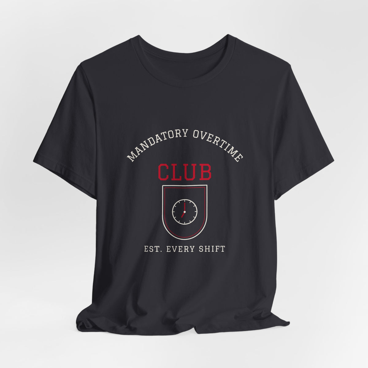 Mandatory Overtime Club Varsity Tee